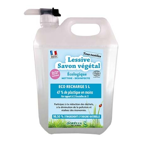Lessive liquide écologique ECO RECHARGE 5 L
